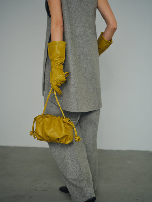 lamb leather shoulder bag